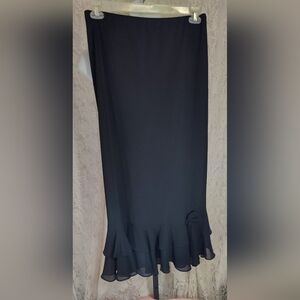 MSK long chiffon evening skirt NWOT